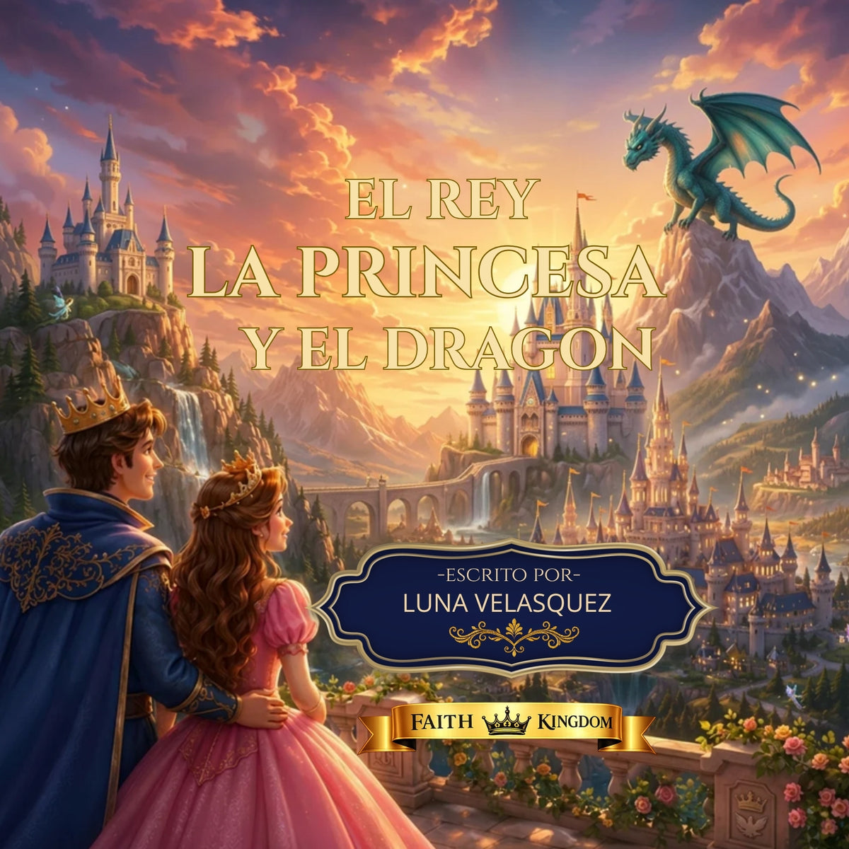 El Rey, la Princesa y el Dragón – Christian children's book in Spanish by Luna Velasquez