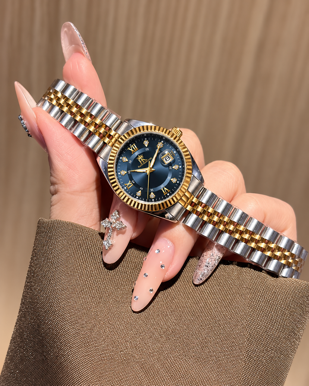 FKGB26 Women's Blue – Faith Kingdom Watches | Limited Edition Pre-order Deposit