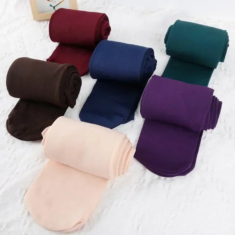 Women’s Fleece Lined Tights – Thermal Winter Pantyhose